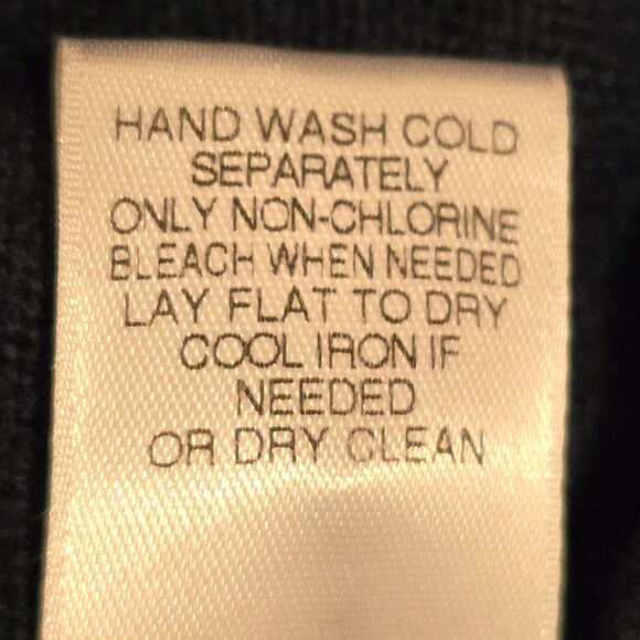 Turnbury Sweater Men's XXL Extra Fine Merino Wool Blue - Picture 10 of 10